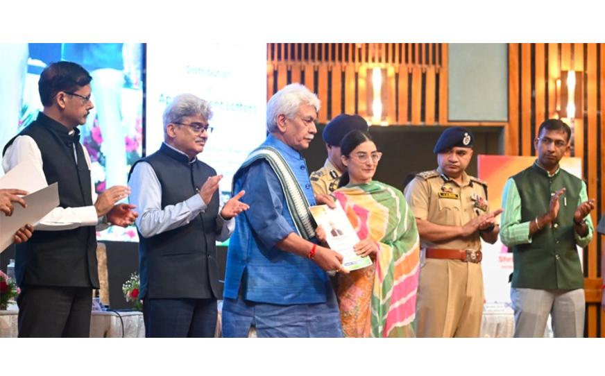 Lieutenant Governor Handed Over Appointment Letters to NoKs of Terror Victims