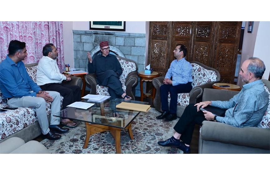 MPs, MLAs, industrial  representatives call on CM Omar Abdullah at Raabita