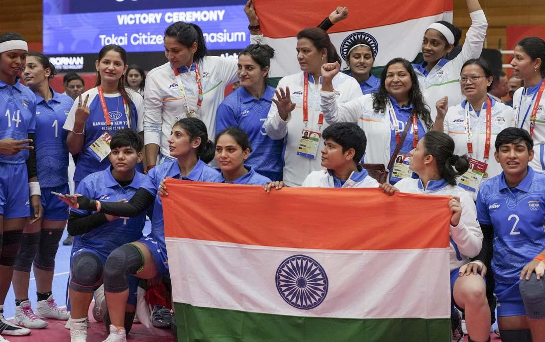 Asian Games: India Women’s Kabaddi Team Clinches Gold with Win Over Iran
