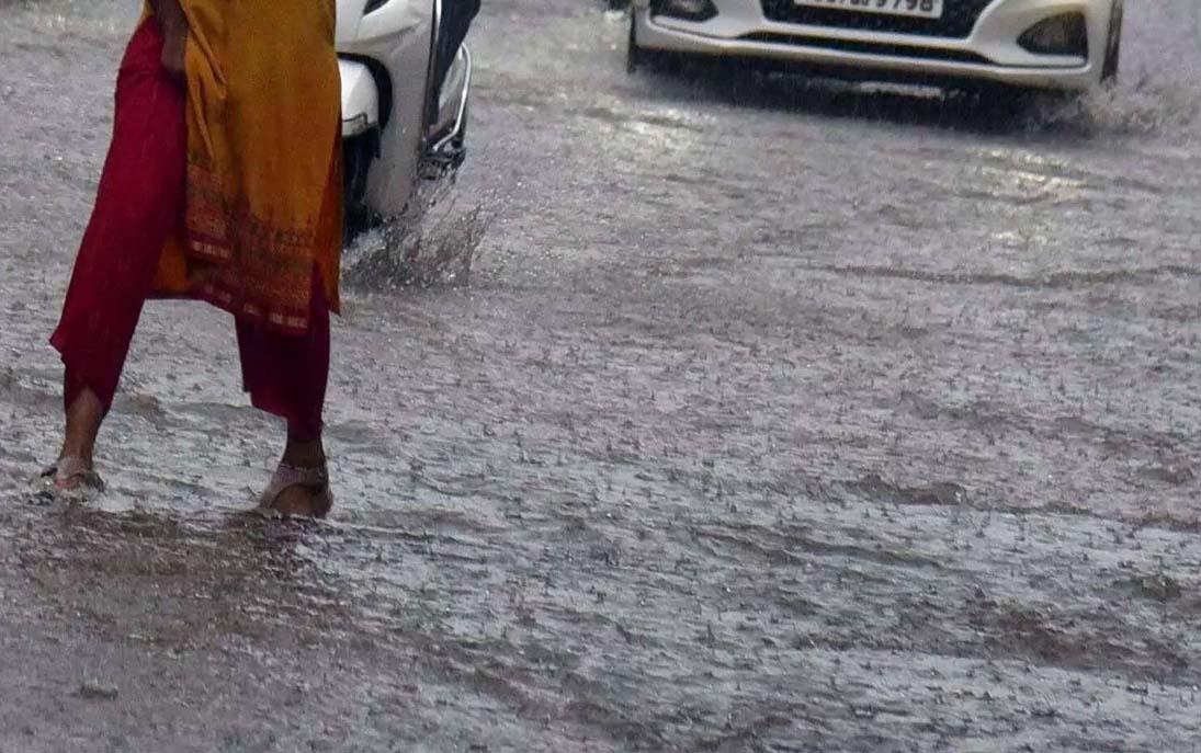 Heavy showers in UP damage crops, houses in several areas; IMD says thunderstorms, more rain likely