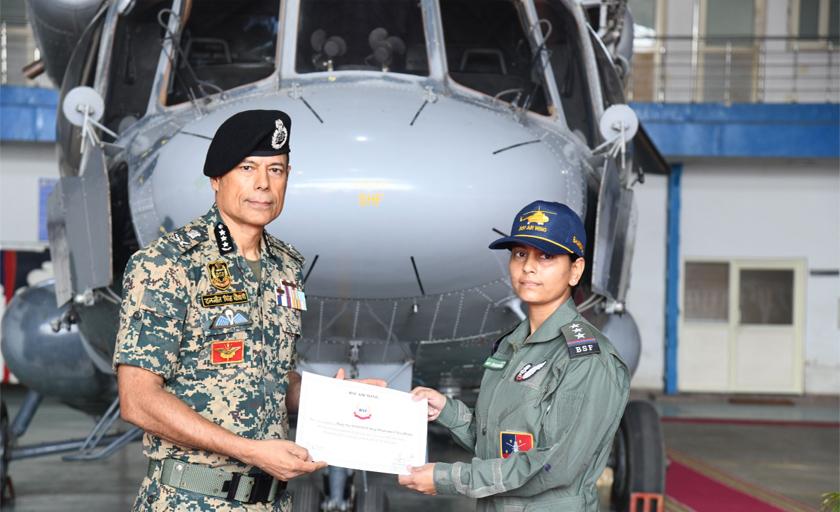 Border Security Force's air wing gets its first woman flight engineer in over 50 years