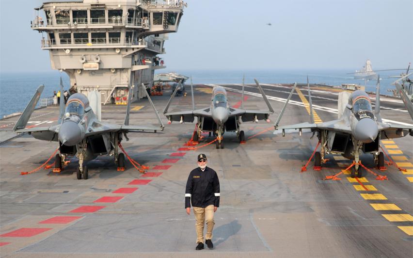 INS Vikrant gave sleepless nights to Pak: PM Modi's big praise for Navy on Diwali