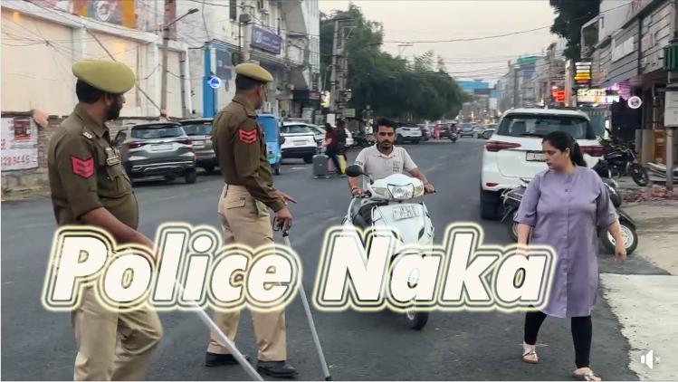 SHO Channi Himmat Special Naka; Helmet jrur phene