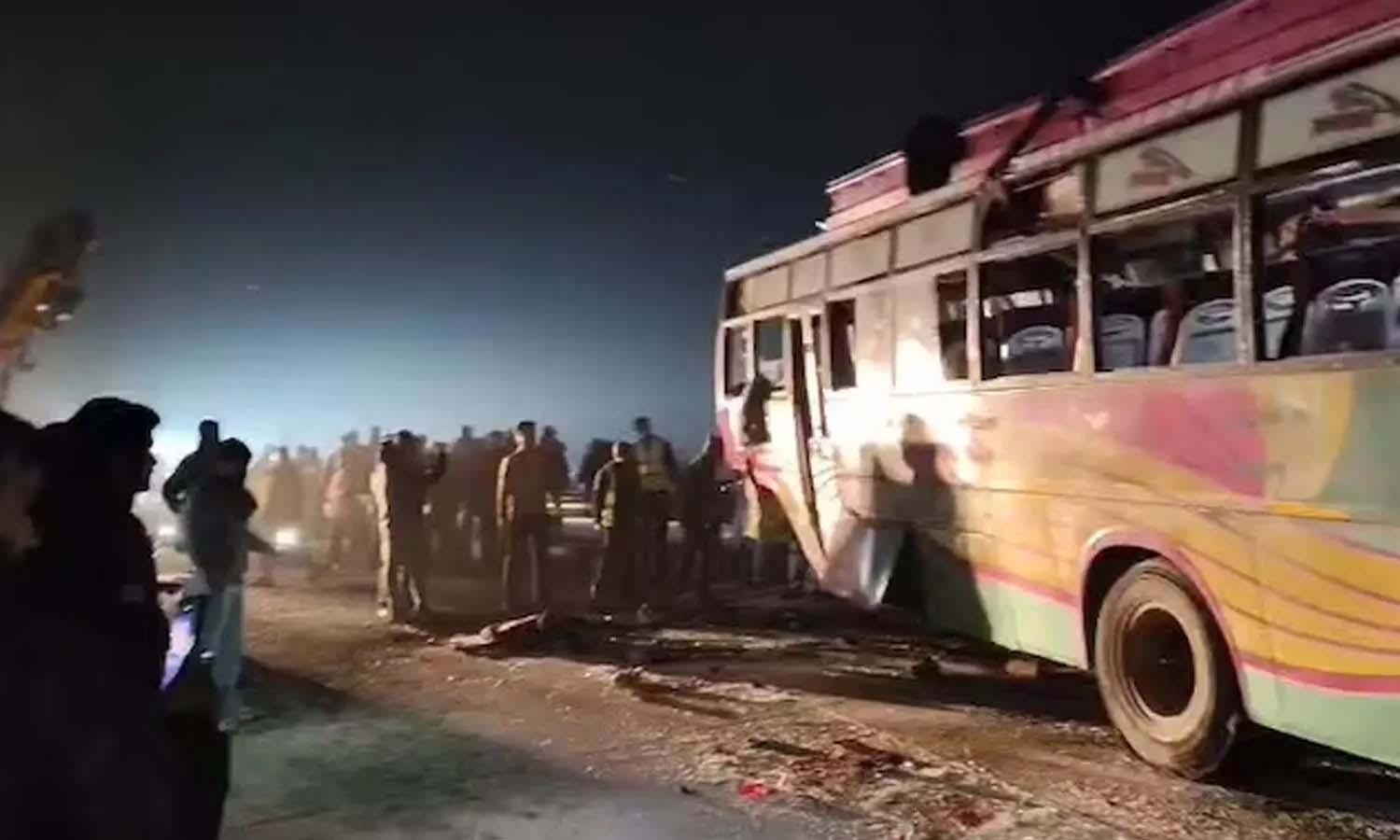 35 students injured as school bus, returning from picnic, overturns in Jammu