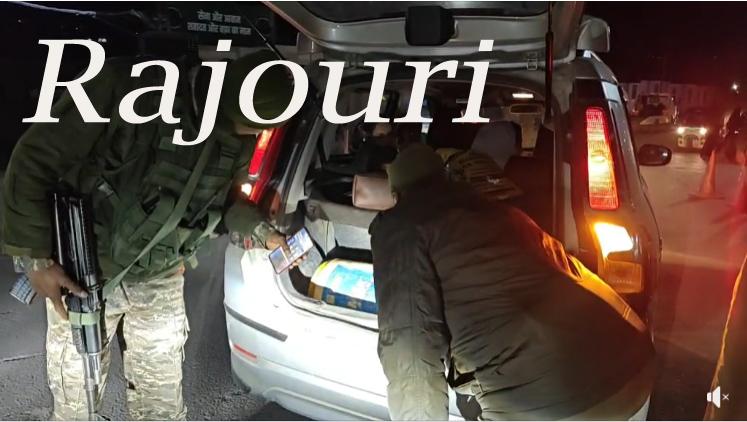 Security High Alert In Rajouri.