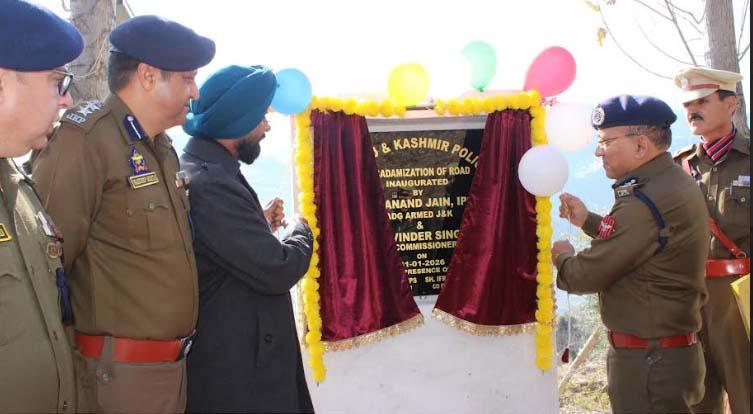 ADGP Armed J&K inaugurates Road and Jawans’ Barrack at Beoli- Doda