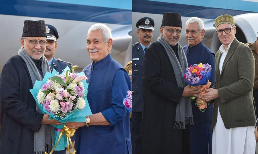 Vice President Radhakrishnan arrives in Jammu and Kashmir on two-day visit