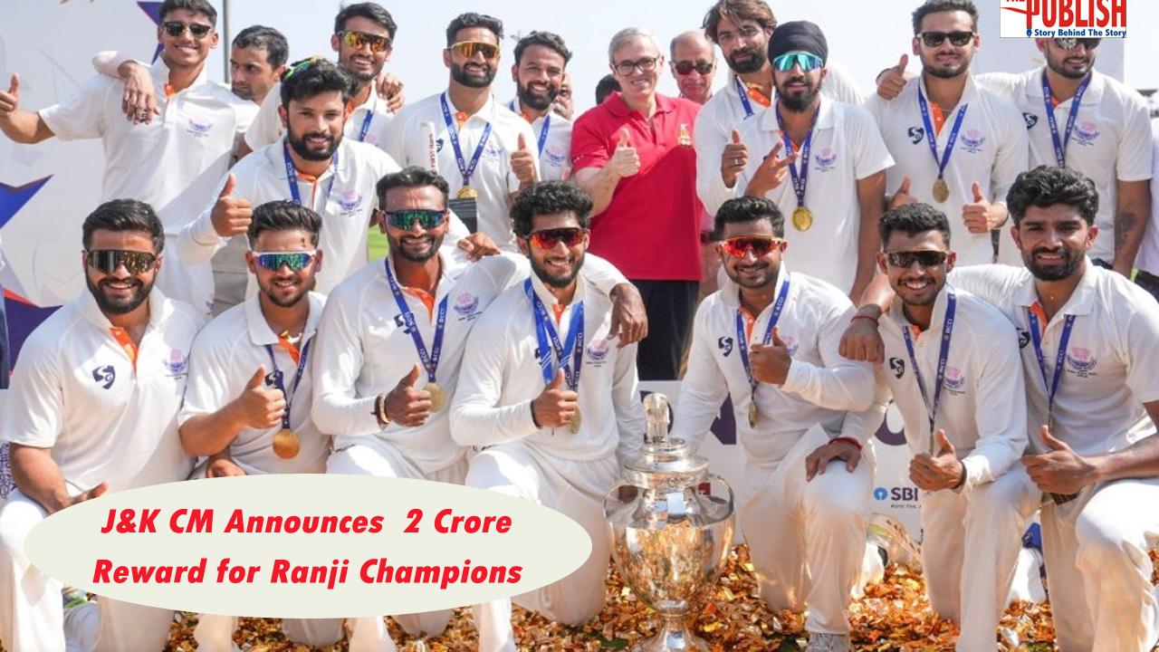 CM Omar Abdullah announces Rs 2 crore cash prize for J&K players after historic Ranji title win
