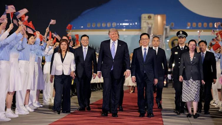 Trump arrives in China for high-stakes summit with Xi Jinping amid rising Iran tensions
