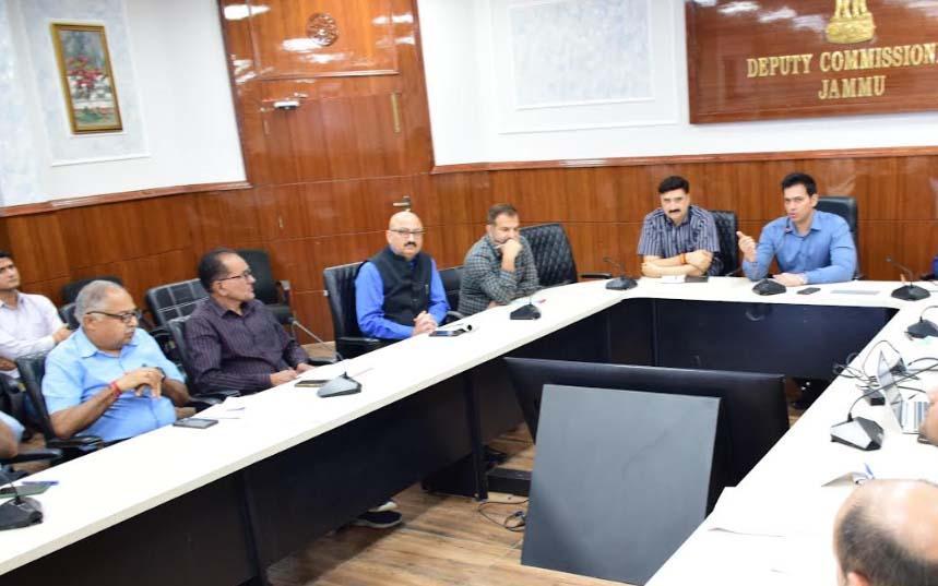 DC Jammu discusses action plan for power supply maintenance in Summers