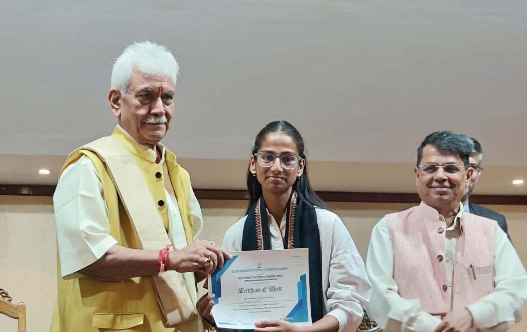 Youth will create a brighter future of J&K and ensure long-lasting peace and prosperity: LG Sinha
