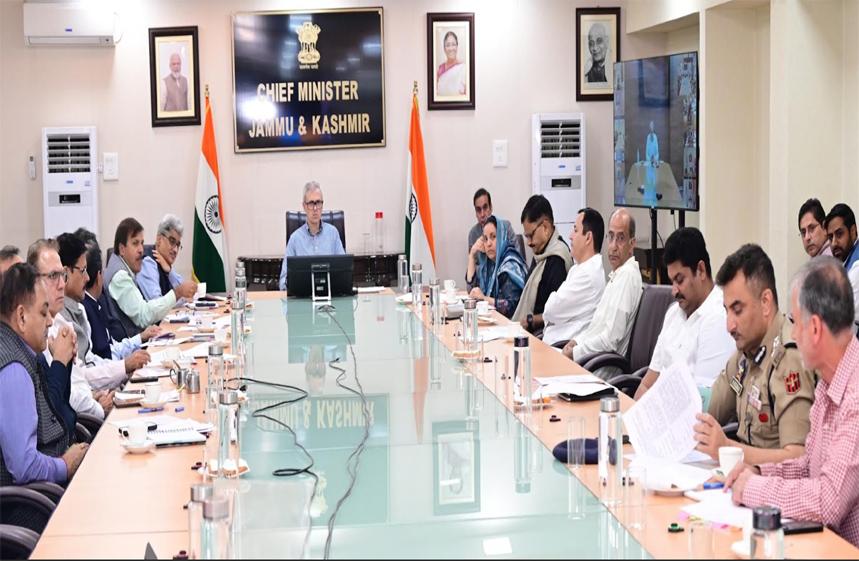 CM Omar Abdullah reviews pace of flood relief, rehabilitation and restoration work taken up in Jammu Division