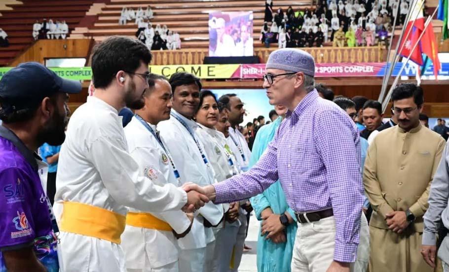CM Omar Abdullah inaugurates 3rd Junior Asian Pencak Silat Championship in Srinagar