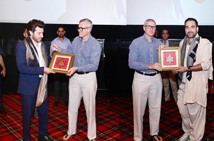 CM Omar Abdullah watches ‘Mirzapur: The Movie’ at INOX Multiplex