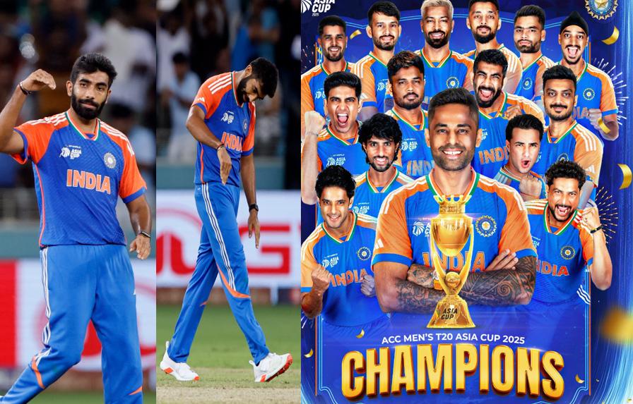 Dubai, UAE: India wins the #asiacup2025 by defeating Pakistan.
