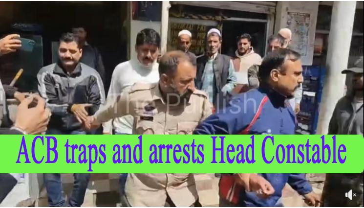 Police Head Constable Held In Rajouri For Allegedly Demanding Money To Release Vehicle