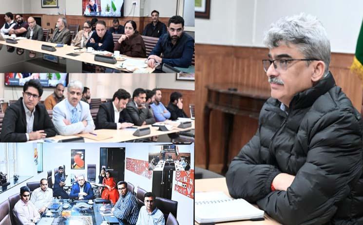 CS, NITI Aayog discusses modalities for establishing Tele-ICU network across J&K