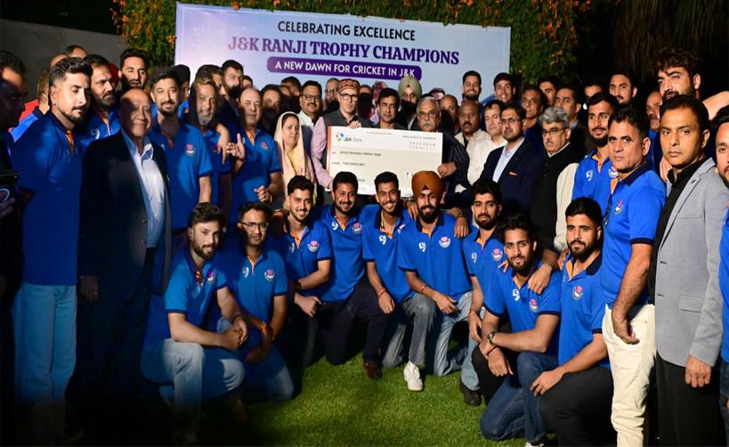 CM Omar Abdullah hosts dinner to honour J&K’s Ranji Trophy Champions