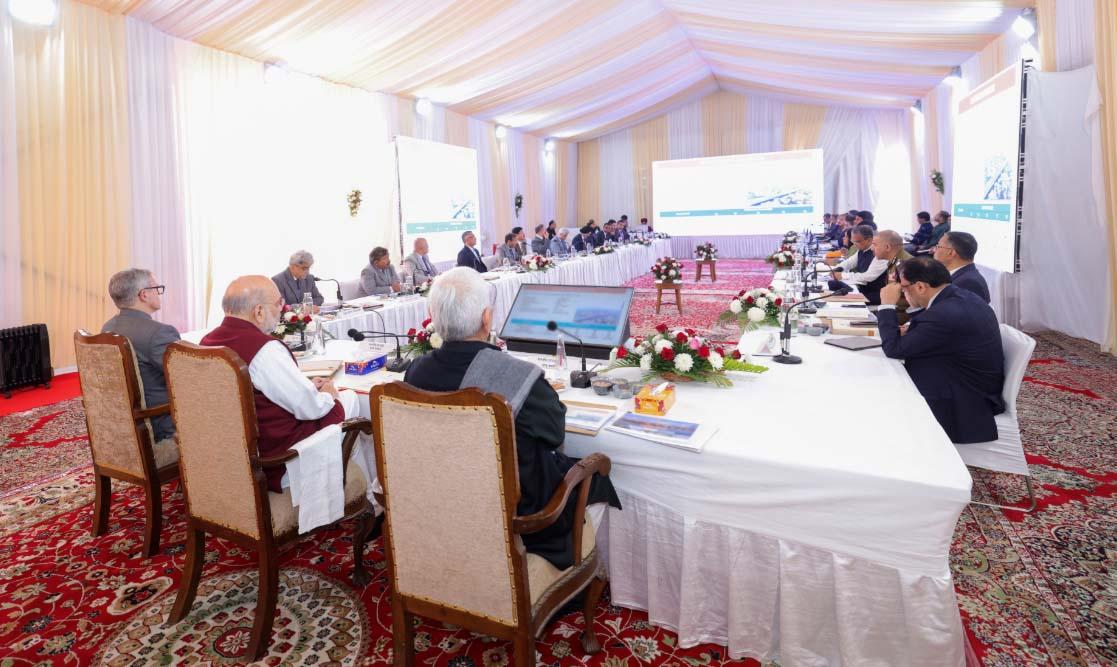 HM Amit Shah Chairs meeting in Jammu to assess development Projects in Jammu and Kashmir