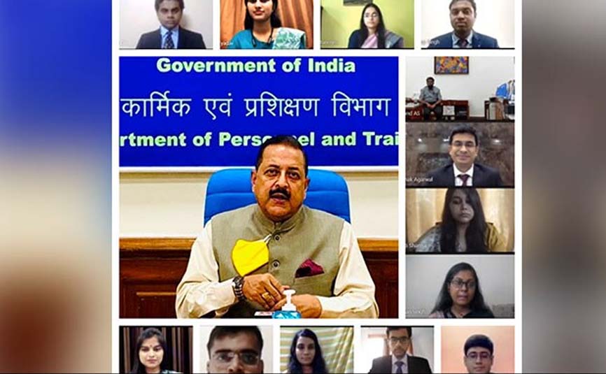 Jitendra Singh Felicitates Civil Services Exam 2019 Toppers