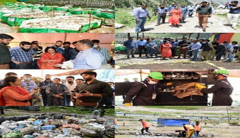 Comm Secy, RD&PR Deptt visits Baltal; inspects waste management facilities, sanitation works