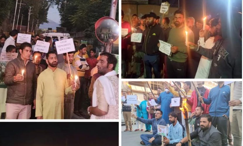 Peaceful demonstration held across Bandipora to condemn Civilian killing