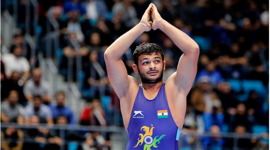 Wrestler Deepak Punia climbs to No.1 spot in rankings, Vinesh Phogat occupies second place