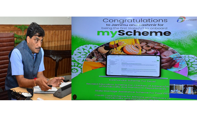 J&K first UT to integrate its service portal e-UNNAT with My Scheme and PSGA Dashboards