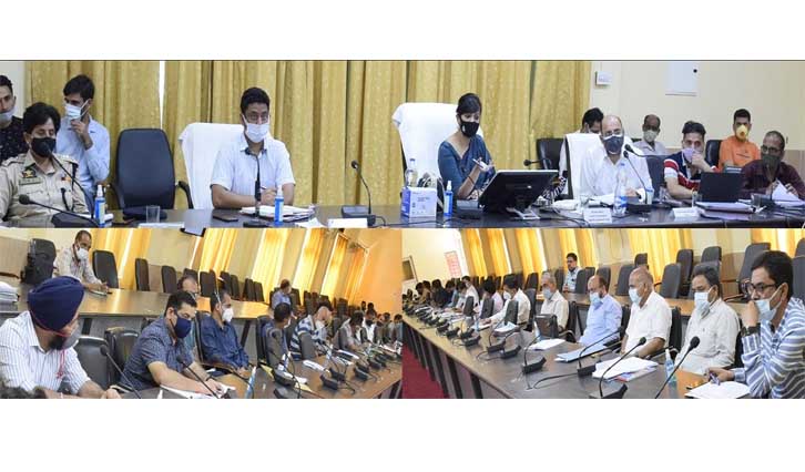 Yasha Mudgal reviews implementation of development projects in Ramban District