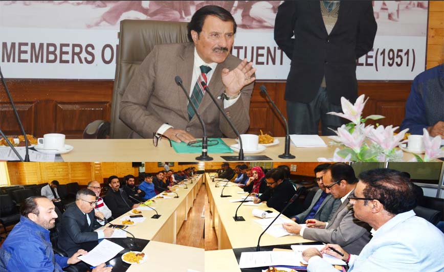 Pro-tem Speaker reviews arrangements for maiden J&K Assembly Session