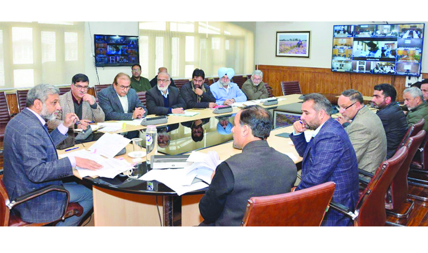 Principal Secretary Jal Shakti reviews winter preparedness