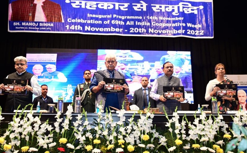 Lt Governor inaugurates 69th Cooperative Week Celebrations in Jammu