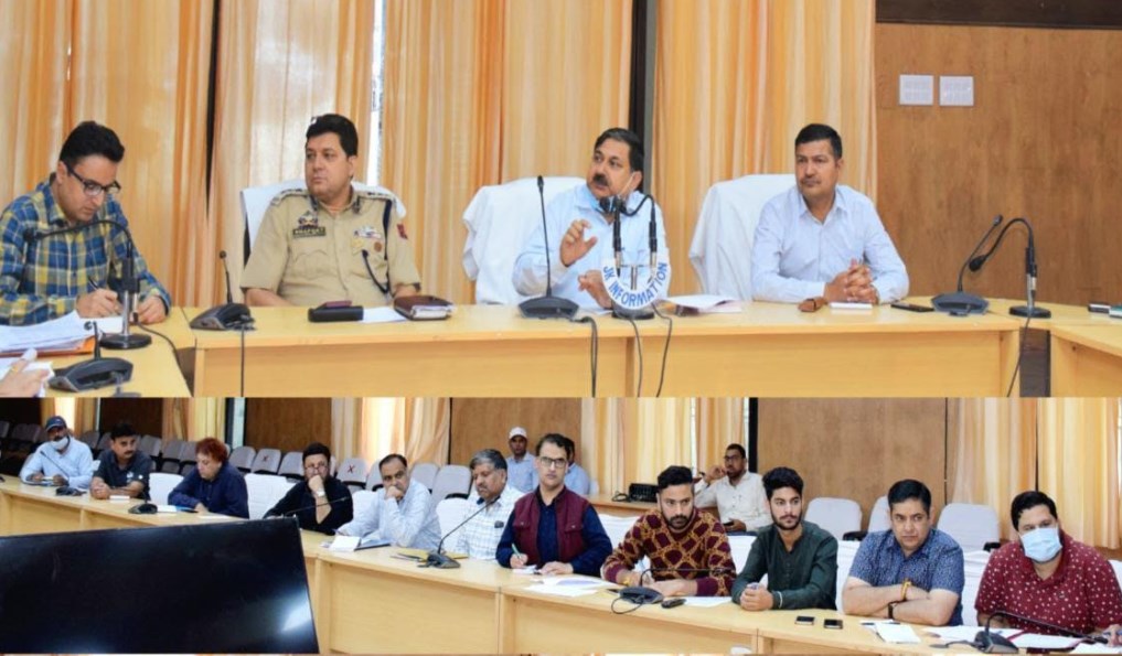 DDC Kishtwar reviews arrangements for Annual Shri Machail Mata Yatra 2022